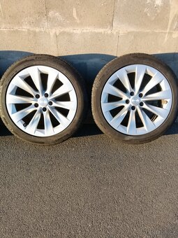 ALU 20" 5x120 Tesla nové pneu čidla - 4