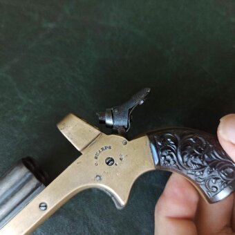 Kapesní derringer Sharps 1857 (4 raný) ráže .22 short kad D - 4