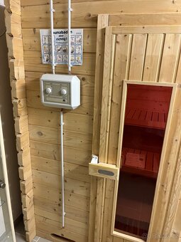 Finská sauna masiv 205x176 cm - 4