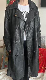 Kožená bunda kabát C&A, vel. XL. Prava kůže, Top stav - 4
