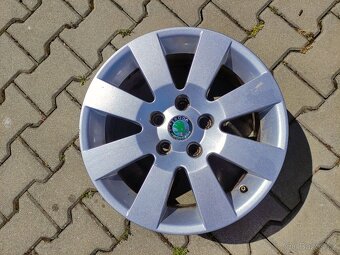 ALU litá kola originál Škoda 16",5x112mm. - 4