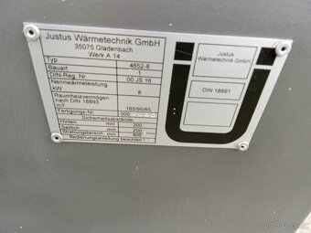 Krbová kamna JUSTUS  8KW ,zánovní - 4