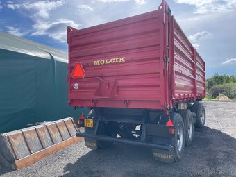 Traktorový přívěs Molčik ZDK 24000 – třístranný sklápěč - 4