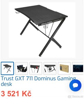 Herní stůl Trust GXT 711 - 4