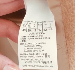 Kabat max mara L camel Hair 100% - 4