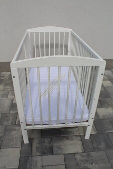 Dětská postýlka 120x60 cm vč. matrace a chrániče matrace - 4