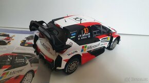 Toyota Yaris wrc 1:18 rally ( předchozí generace nehybrid) - 4