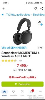 Sennheiser MOMENTUM 4 Wireless AEBT black - 4