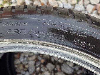2ks pěkných celoročních pneu Goodyear 225/40/18 - 4