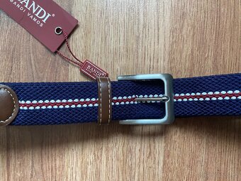 Nový pánský pružný opasek Bandi - L/XL, modrý do fialové - 4