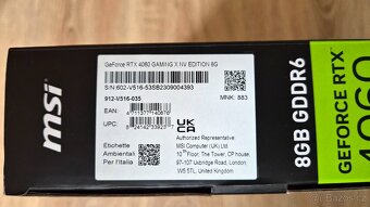 MSI GeForce RTX 4060 GAMING X NV EDITION 8GB - 4