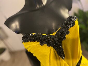 Dolce Gabanna saty plesove zlute cerne tylove 38 - 4