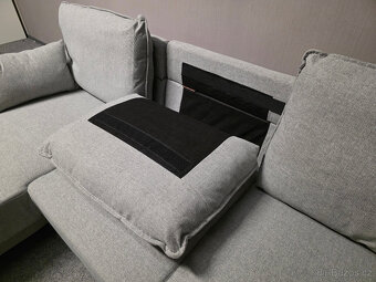 Nová malá rohová sedačka ASOLITA světle šedá - 4