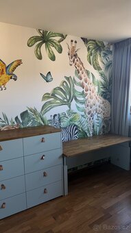 Designový polohovací stůl (dubový masiv) - 4