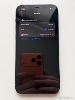 iPhone 12 64GB Modrý, Baterie 100% - 4