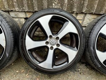 Originální Alu kola Volkswagen GTI 5x112 r18 letní pneu 5mm - 4