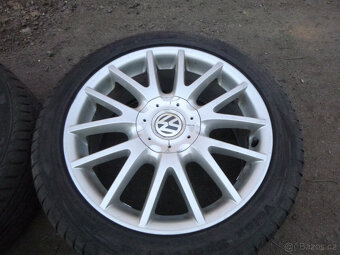 4x orig. alu vw (5x112) letní pneu 225/45 r17 - 4