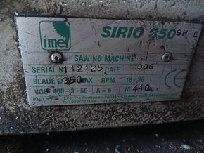 Kotoučová pila na kov Pegas Imet sirio 350 SH E - 4