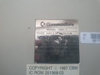 Commodore 64 1541-II + Disketova jednotka + Joystick - 4