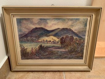 Prodám set obrazů různého formátu a techniky - 4