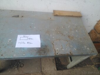 Kovový dílenský stůl - 4