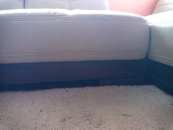 Sedačka rohová kožená - 4