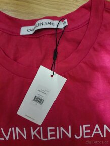 Calvin Klein růžové tričko vel.XS - 4
