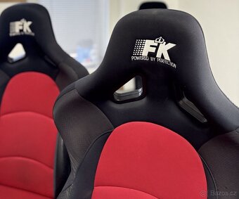FK Automotive sedačky Control - Red Black - 4