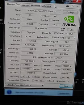 Geforce 9600 PCI-E gigabyte pasivne chlazena - 4