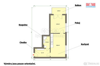 Pronájem bytu 2+kk, 47 m2, Královské svahy, Lázně Kynžvart - 4