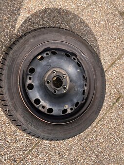 Sada kol Fabia 5x100 185/55/15 s novými pneu - 4