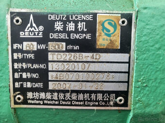 Generátor, naftový, motor Deutz, 6 provozních hodin - 4