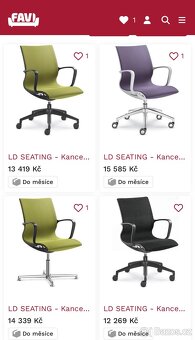 kancelářská židle LD Seating Everyday- 3 ks - 4