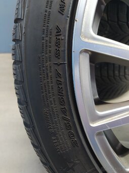 ❄ Zimní ALU kola 17" Peugeot 208– pěkné pneu ❄ - 4