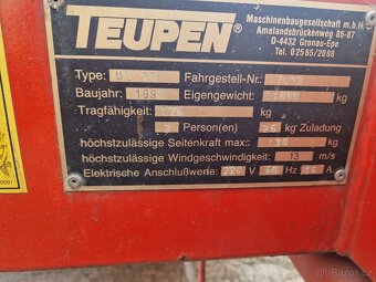 Přívěsná pracovní plošina - 4