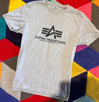 ALPHA INDUSTRIES PÁNSKÉ TRIKO M, L 💪🏽😍 - 4