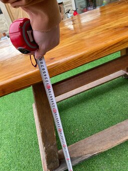 Masivní stůl borovice - 4