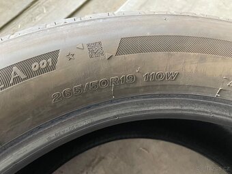 prodám letní pneumatiky 265/50/19 Bridgestone celá sada - 4