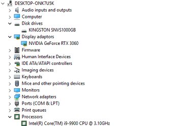 Herní pc i9 9900 rtx 3060 - 4