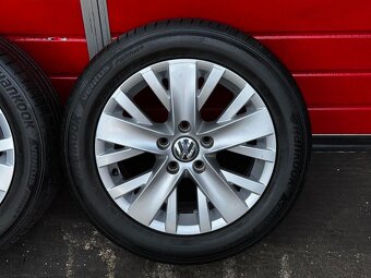 Original ALU kolo VW 16" 6,5J ET50 letní pneu 205/55/R16 - 4