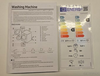 Kombinovaná pračka a sušička Samsung WD90T634DBH/S7 - 4