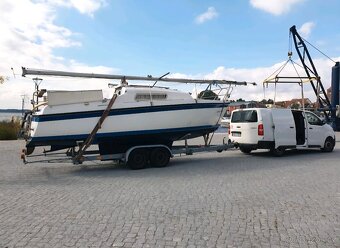 Motorová kajutová plachetnice Wegu Rubin 23 loď+vlek 89 tis. - 4