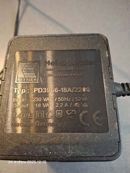 Originál Kettler adaptér k rotopedu PD 3966 - 18 A /2200 - 4
