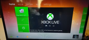 Xbox 360 (500gb )  +kinect +ovladač+ 1hra  NHL07 - 4