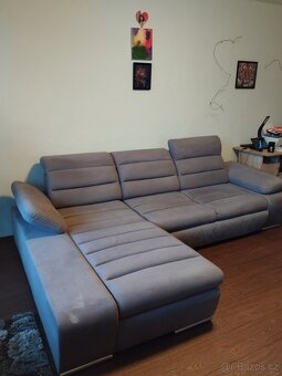 Rohová sedací souprava rozkládací - 4