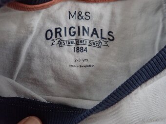 Dětská trička pro 2 - 3 leté zn. Mark and Spencer , Next - 4