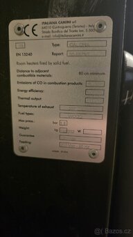 Prodám kamna s výměníkem na vodu Edilkamin Calidra - 4