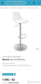 Krásné barové židle, PC 1199 Kč / ks - 4