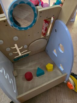 Dřevěné multifunkční chodítko - 4