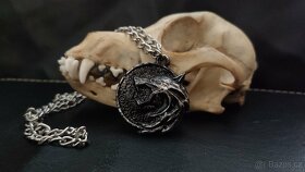 Geralt náhrdelník witcher medajlon - 4